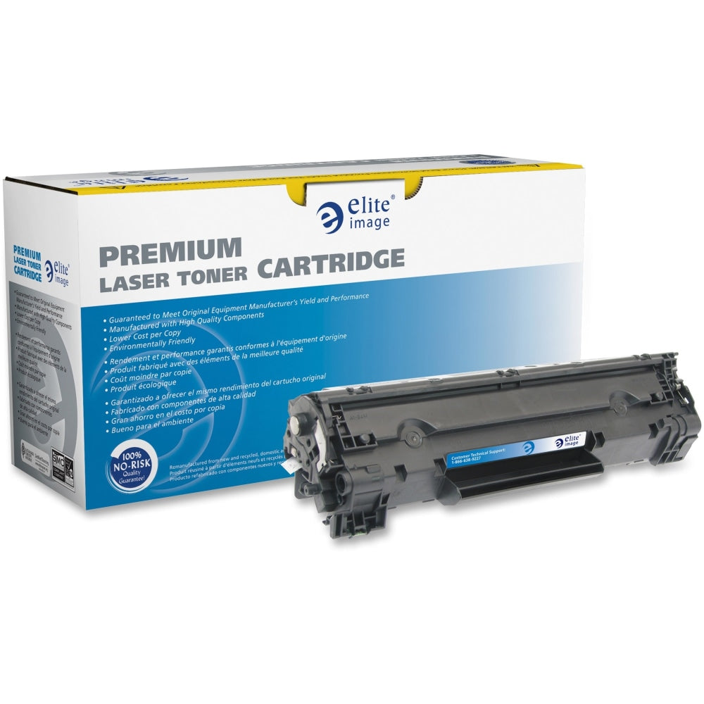 Elite Image Remanufactured Black High Yield Toner Cartridge Replacement For HP CF283X, ELI76165