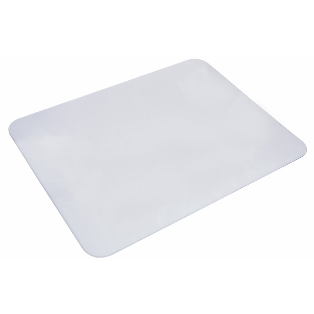 Artistic Eco-Clear Desk Pad With Antimicrobial  Protection, 19inH x 24inW, Frosted Clear