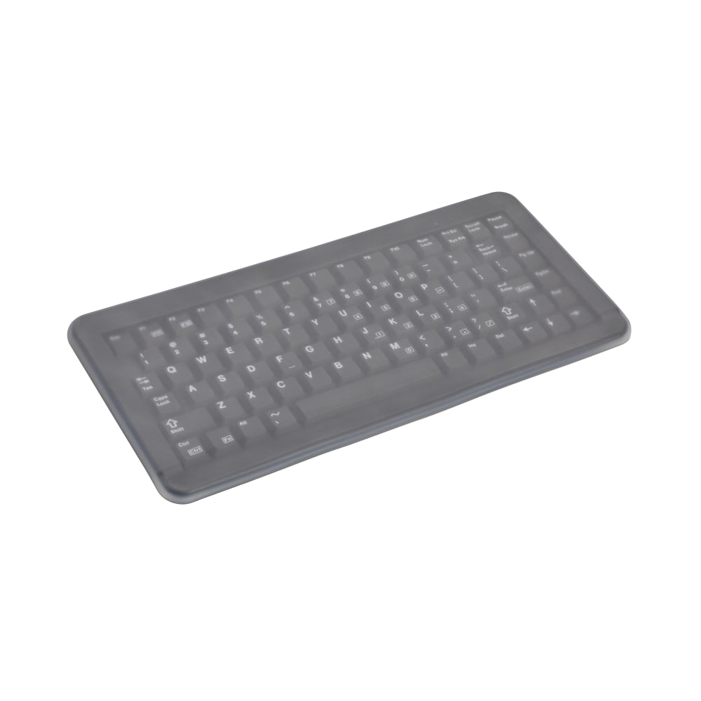 Cherry EZClean 4100 Ultra-Slim Compact Covered Keyboard, Black, EZN4100LCMUS2IG