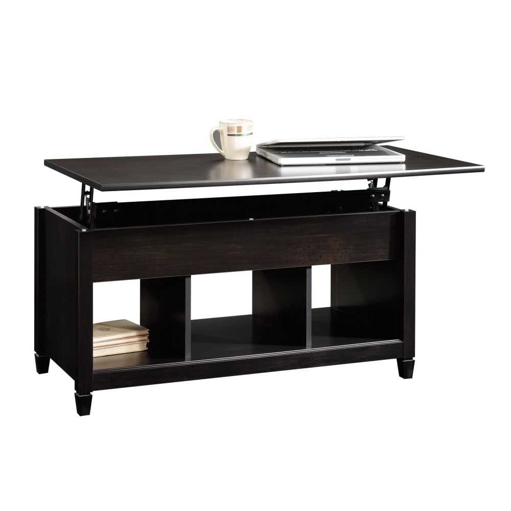 Sauder Edge Water Lift-Top Coffee Table, Estate Black