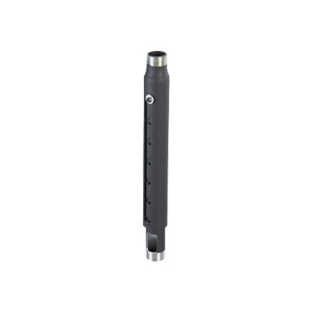 Chief 6-9in Adjustable Extension Column - White - Mounting component (extension column) - for projector - aluminum - black - ceiling mountable