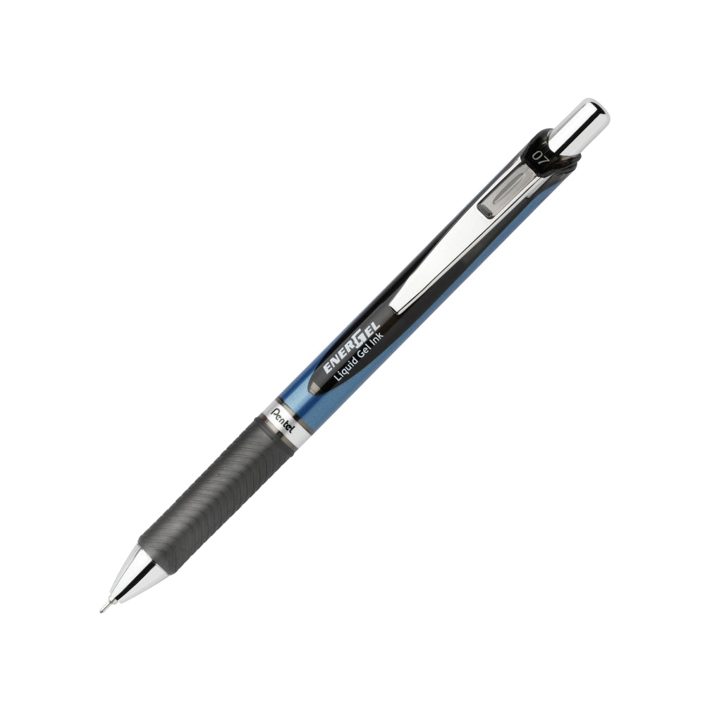 Pentel EnerGel Deluxe RTX Retractable Pen, Needle Point, 0.7 mm, Assorted Barrels, Black Ink