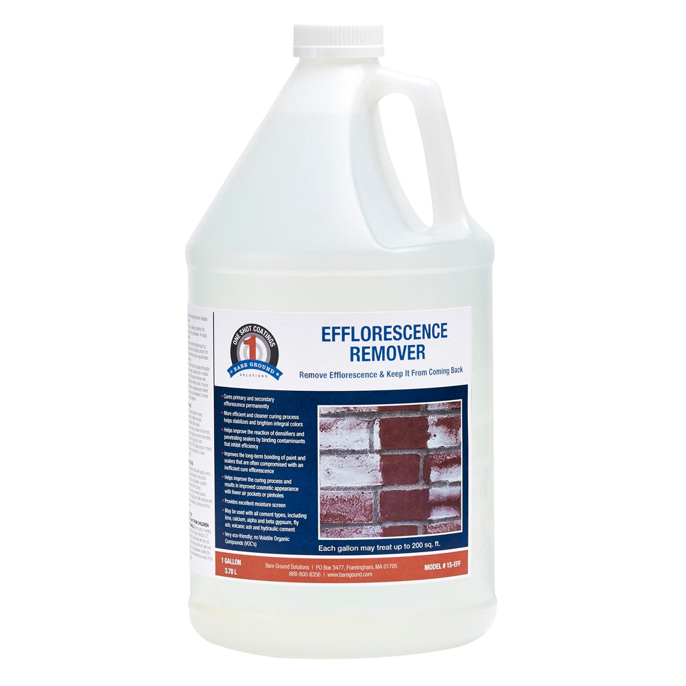 Bare Ground Solutions 1 Shot Efflorescence Remover, 128 Oz Bottle