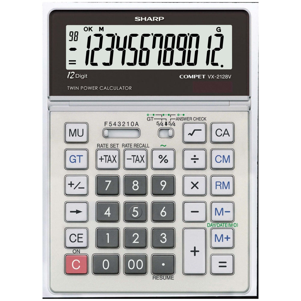 Sharp VX-2128V Display Calculator