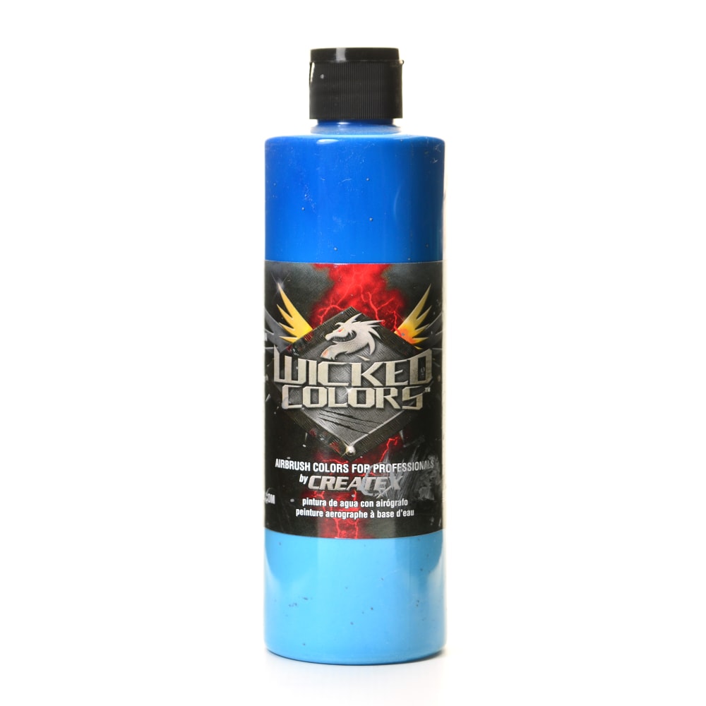 Createx Wicked Colors Airbrush Paint, 16 Oz, Laguna Blue