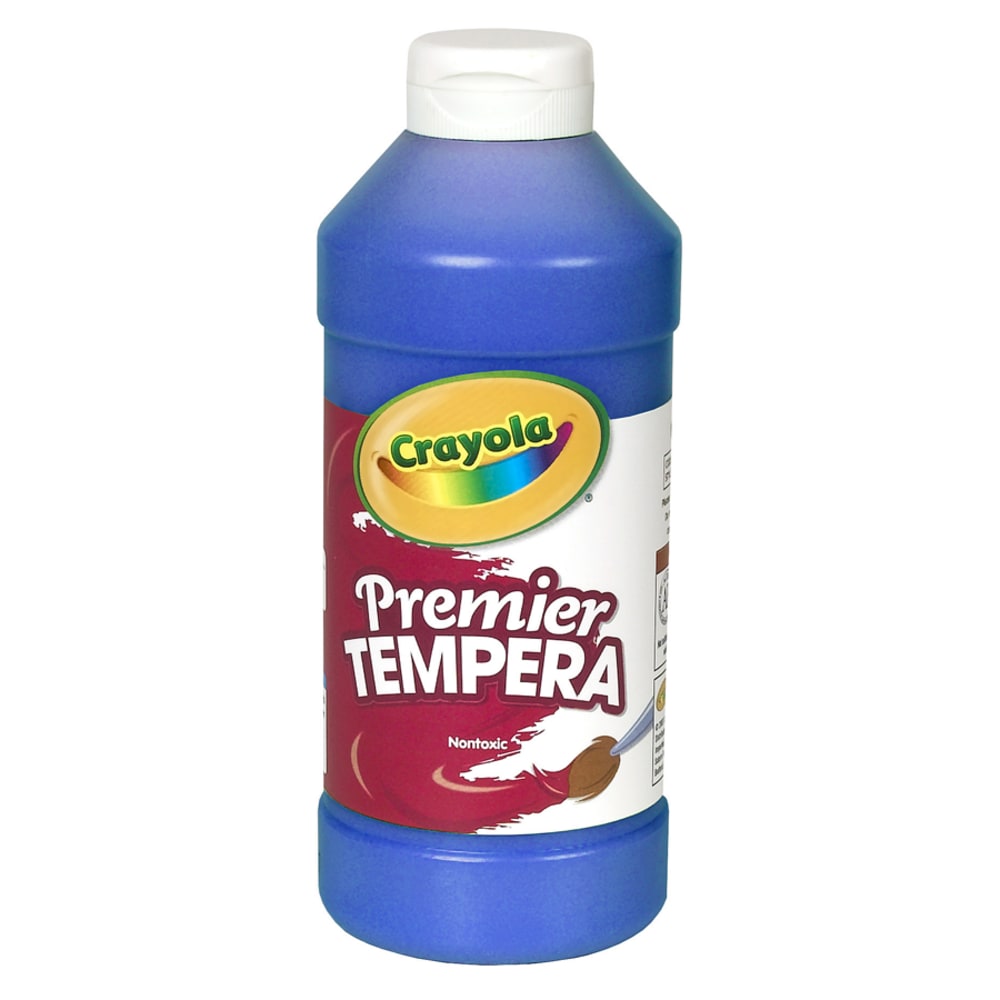 Crayola Premier Tempera Paint, 16 Oz, Blue