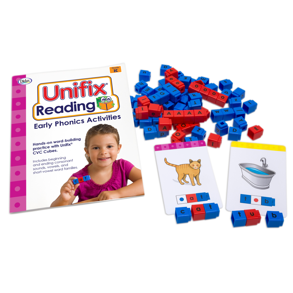 Didax Unifix Reading Early Phonics Kit, Multicolor, Kindergarten