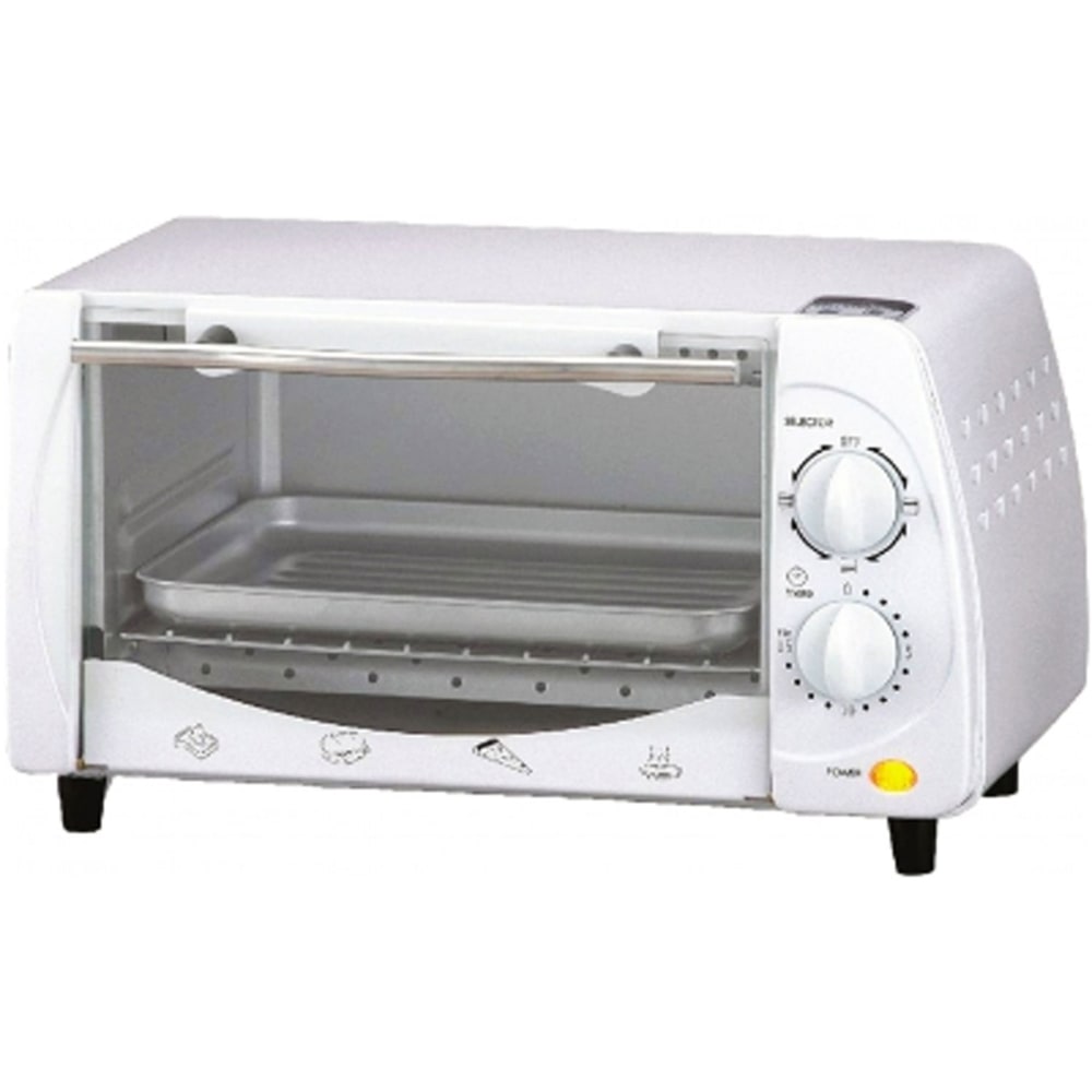 Brentwood 4-Slice Toaster Oven Broiler, White