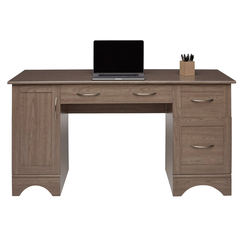 Realspace Pelingo 60inW Computer Desk, Gray