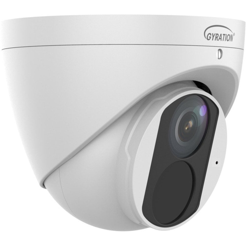 Gyration CYBERVIEW 200T 2 Megapixel Indoor/Outdoor HD Network Camera - Color - Turret - 98.43 ft Infrared Night Vision - H.264, H.265, Ultra 265, MJPEG - 1920 x 1080 - 2.80 mm Fixed Lens - 30 fps - CMOS - IP67 - Weather Resistant, Water Proof