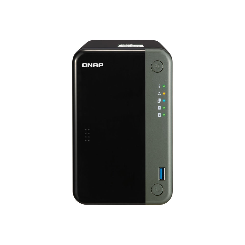 QNAP Professional Quad-core 2.0 GHz NAS with 2.5GbE Connectivity and PCIe Expansion - Intel Celeron J4125 Quad-core 2 GHz - 2 x HDD Supported - 0 x HDD Installed - 2 x SSD Supported - 0 x SSD Installed - 4 GB RAM DDR4 SDRAM - Serial ATA/600 Controller