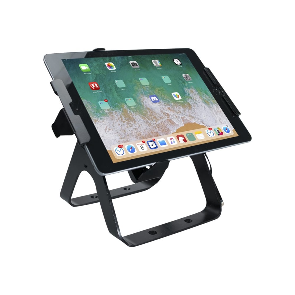 CTA Digital Lockpoint Universal Tablet Kiosk Station - Stand - for tablet - lockable - heavy gauge steel - screen size: up to 10.5in - desktop, counter top