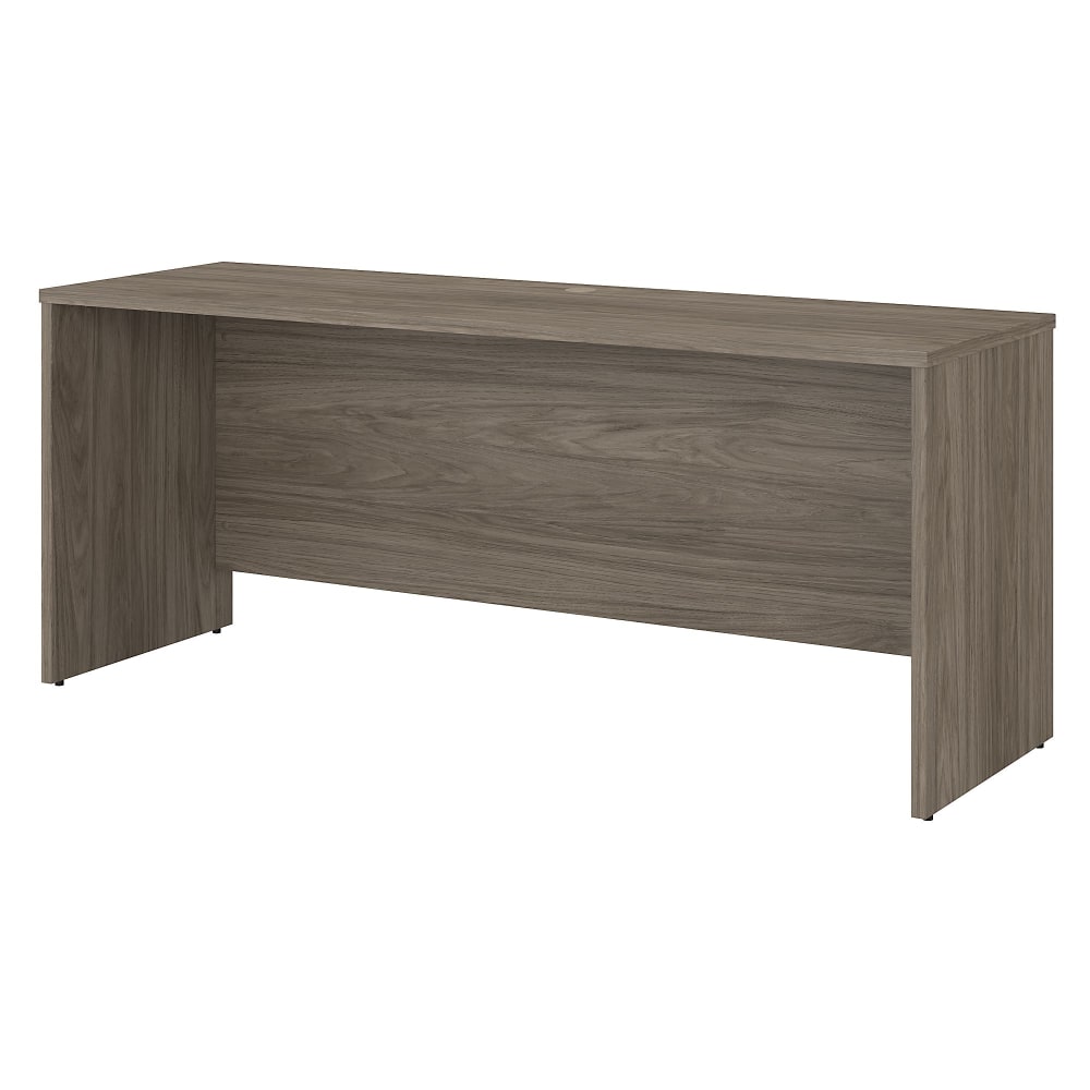 Bush Business Furniture Office 500 72inW Credenza Computer Desk, Modern Hickory, Standard Delivery