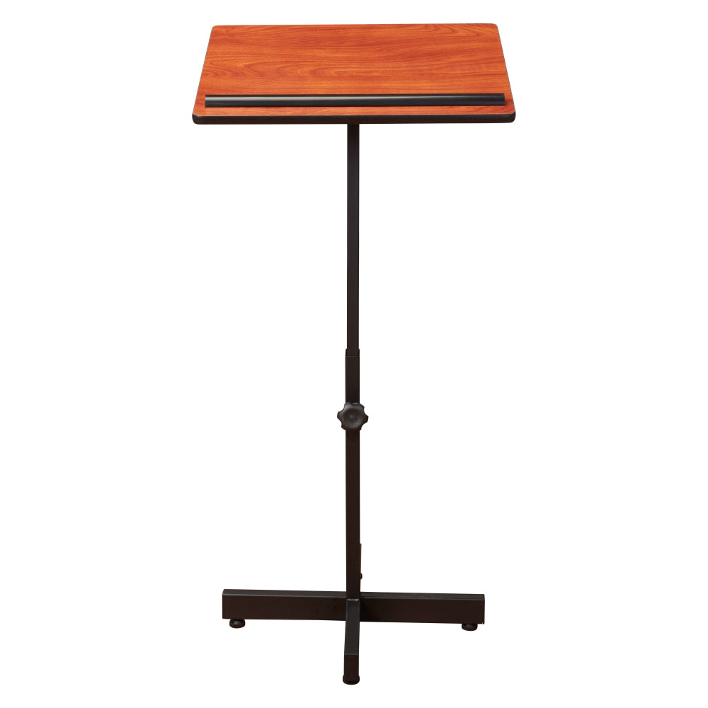 Oklahoma Sound Portable Presentation Lectern Stand, Cherry