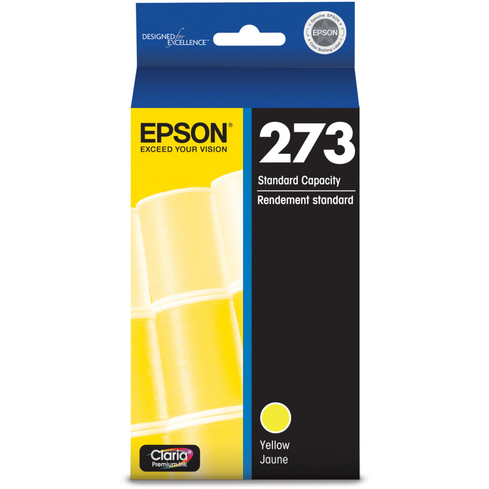 Epson 273 Claria Premium Yellow Ink Cartridge, T273420-S