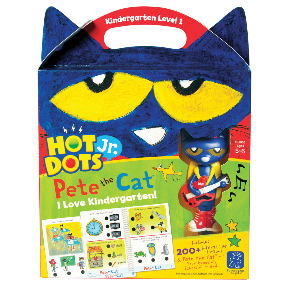 Educational Insights Hot Dots Jr. Pete the Cat I Love Kindergarten! Set with Pete the Cat-Your Groovin, Schoolin, Friend Pen