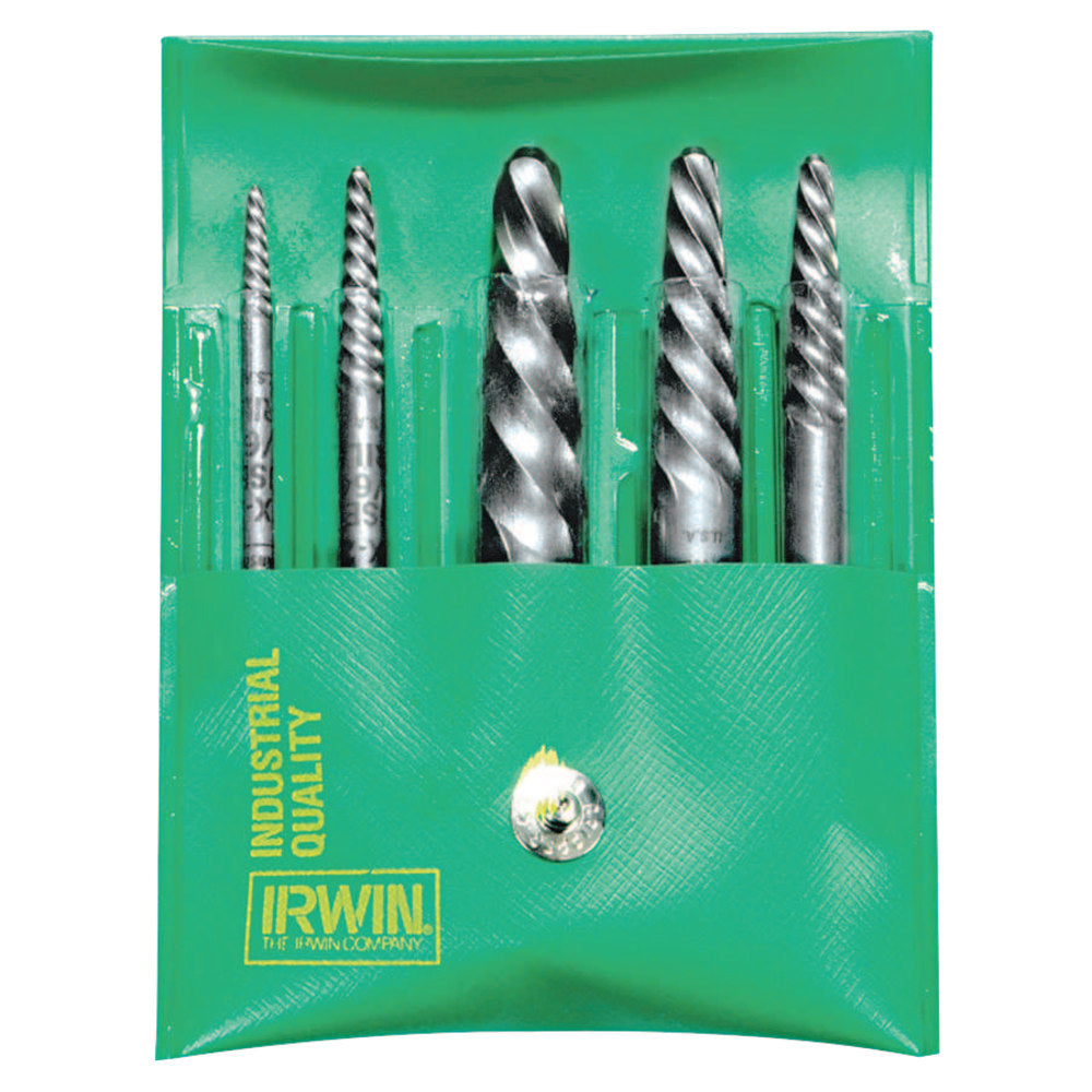 IRWIN Spiral Flute Extractor Set, 6-Extractors