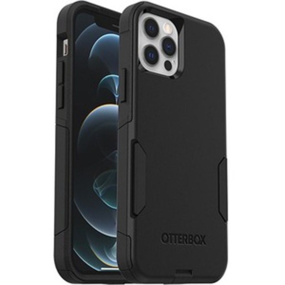 OtterBox Commuter Series Antimicrobial Case For Apple iPhone 12, iPhone 12 Pro Smartphone, Black