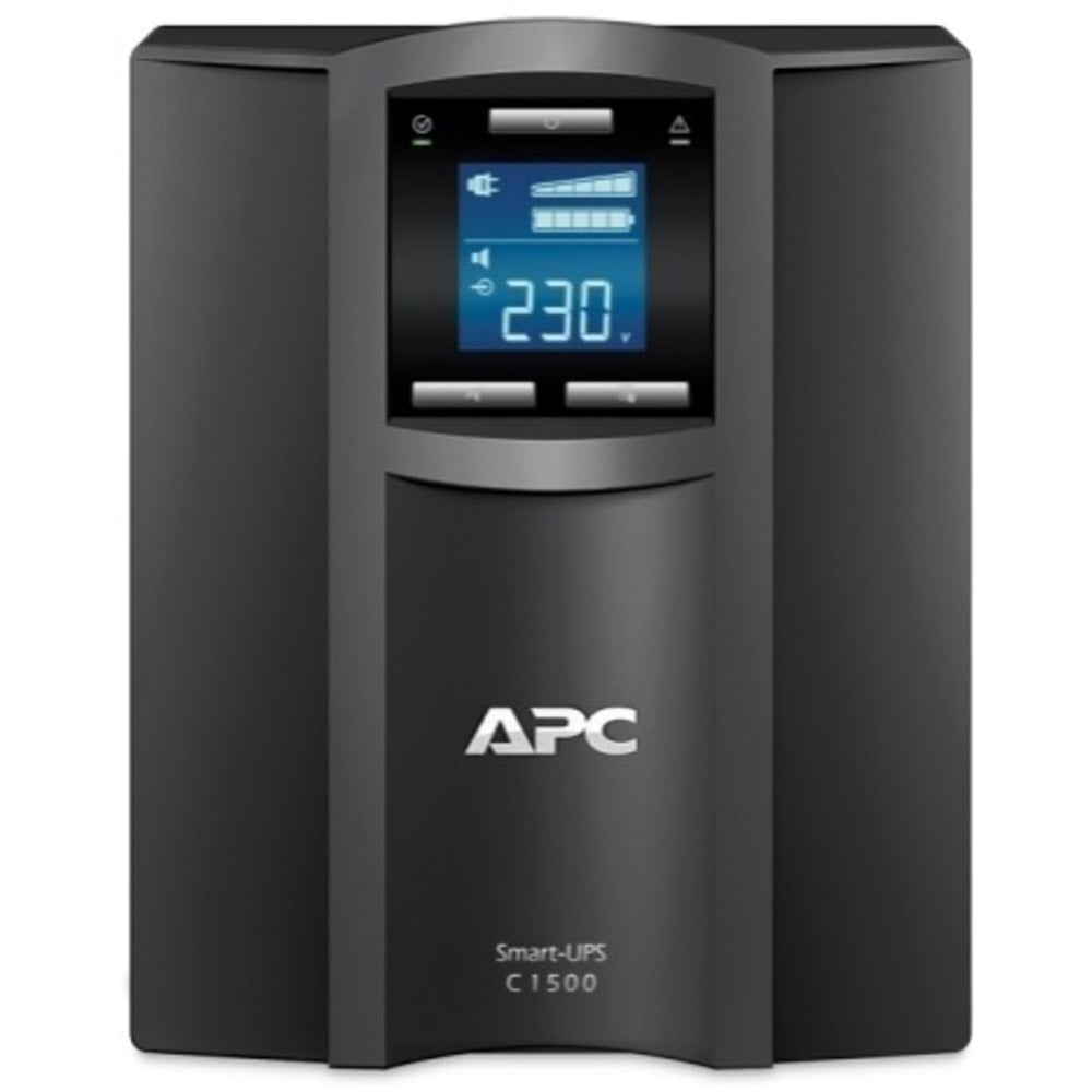 APC by Schneider Electric Smart-UPS C 1500VA LCD 230V - Tower - 3 Hour Recharge - 8 Minute Stand-by - 230 V AC Output - Sine Wave - Serial Port - USB - 10 x Battery/Surge Outlet