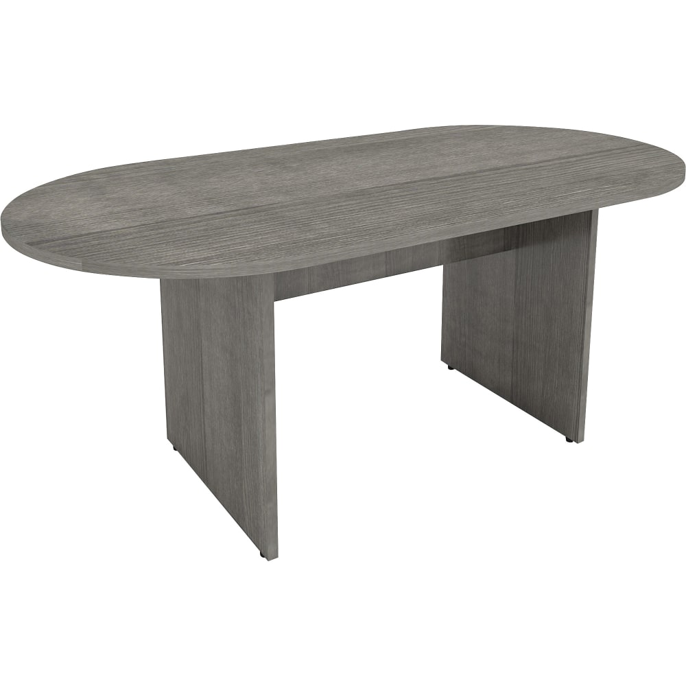 Lorell Essentials Conference Table, 29-1/2inH x 72inW x 36inD, Weathered Charcoal