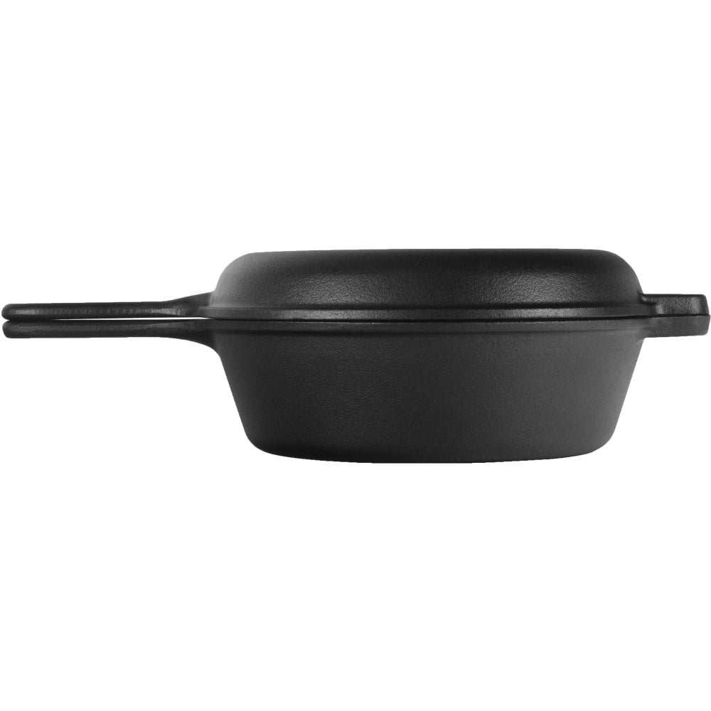 Commercial Chef 3-Quart Cast Iron Dutch Oven, Black