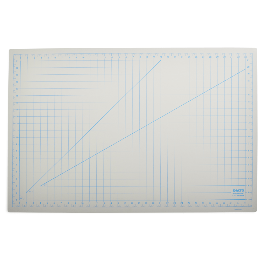 Elmers X7763 Self Healing Cutting Mat - 24in Length x 36in Width x 0.10in Depth - Gray