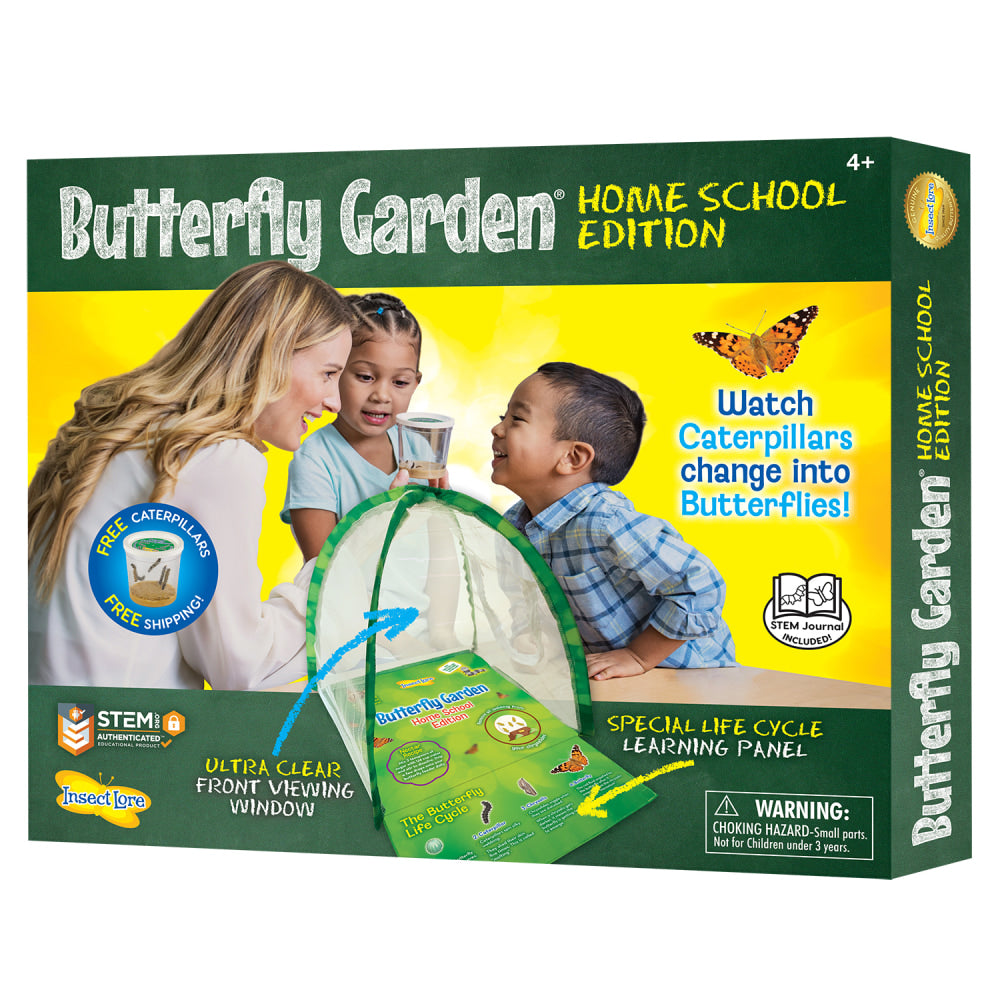 Insect Lore Butterfly Garden Homeschool Edition 6-Piece Kit