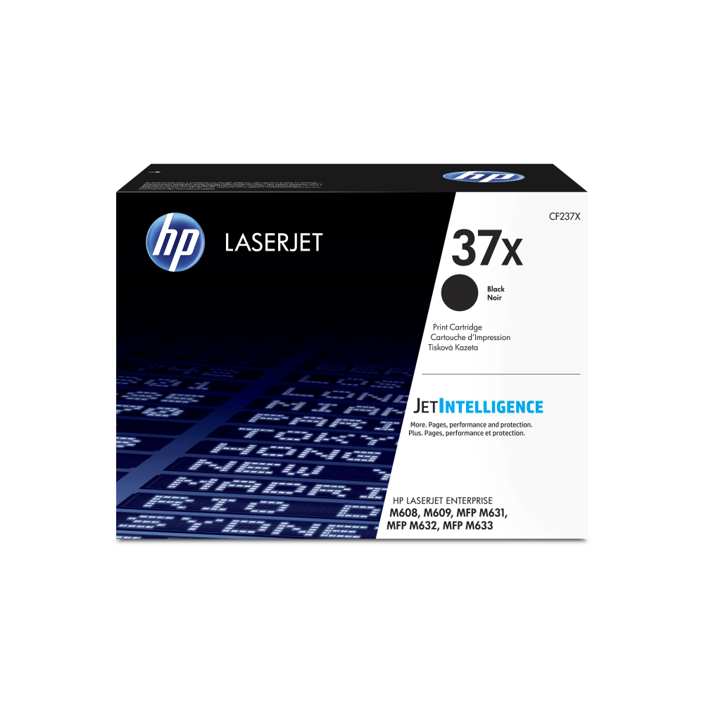 HP 37X Black High Yield Toner Cartridge, CF237X