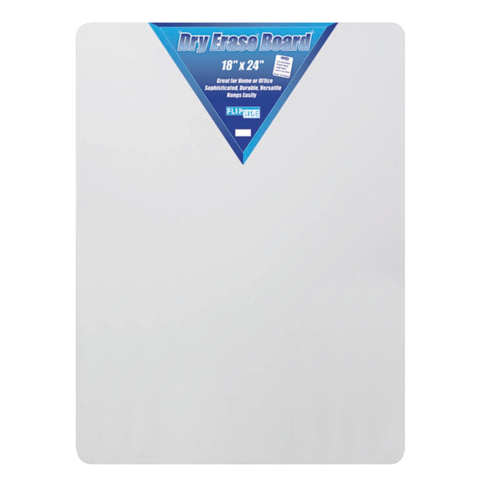 Flipside Non-Magnetic Unframed Dry-Erase Whiteboards, 18in x 24in, White, Pack Of 3