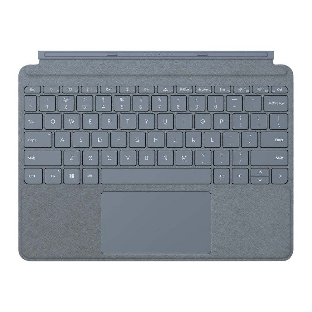 Microsoft Signature Type Cover Keyboard/Cover Case Microsoft Surface Go, Surface Go 2 Tablet - Ice Blue - Fabric, Alcantara Body - 7.5in Height x 9.8in Width x 0.2in Depth