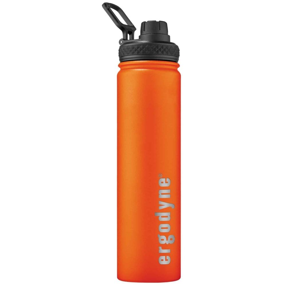 Ergodyne Chill-Its 5152 Insulated Stainless Steel Water Bottle, 25.36 Oz, Orange