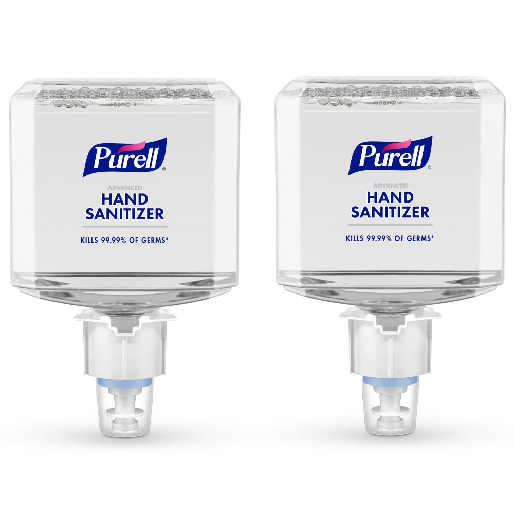 PURELL Brand Advanced Foam Hand Sanitizer ES6 Refill, Clean Scent, 40.6 OZ, Pack Of 2