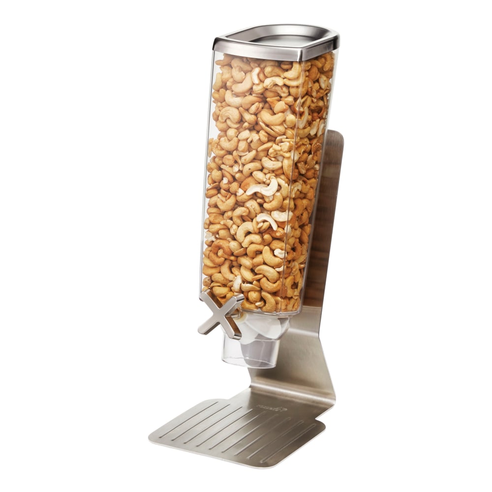 Rosseto Serving Solutions EZ-PRO Dry Food Dispenser, Tabletop, Cereal, 128 Oz, Stainless