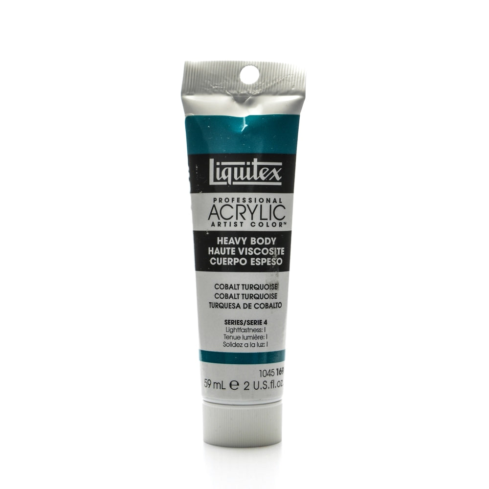 Liquitex Heavy Body Professional Artist Acrylic Colors, 2 Oz, Cobalt Turquoise