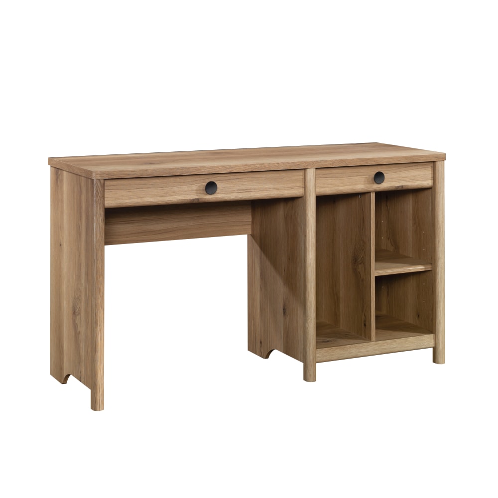 Sauder Dover Edge 53inW Computer Desk With Open Storage, Timber Oak