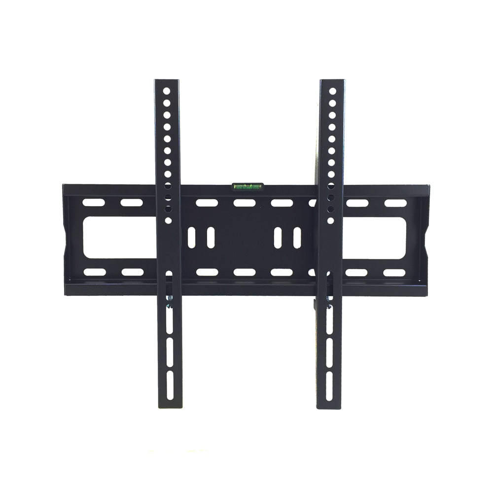 MegaMounts Heavy-Duty Fixed Metal Wall Mount For 26 - 55in TVs, 17inH x 18-1/2inW x 1-1/4inD, Matte Black