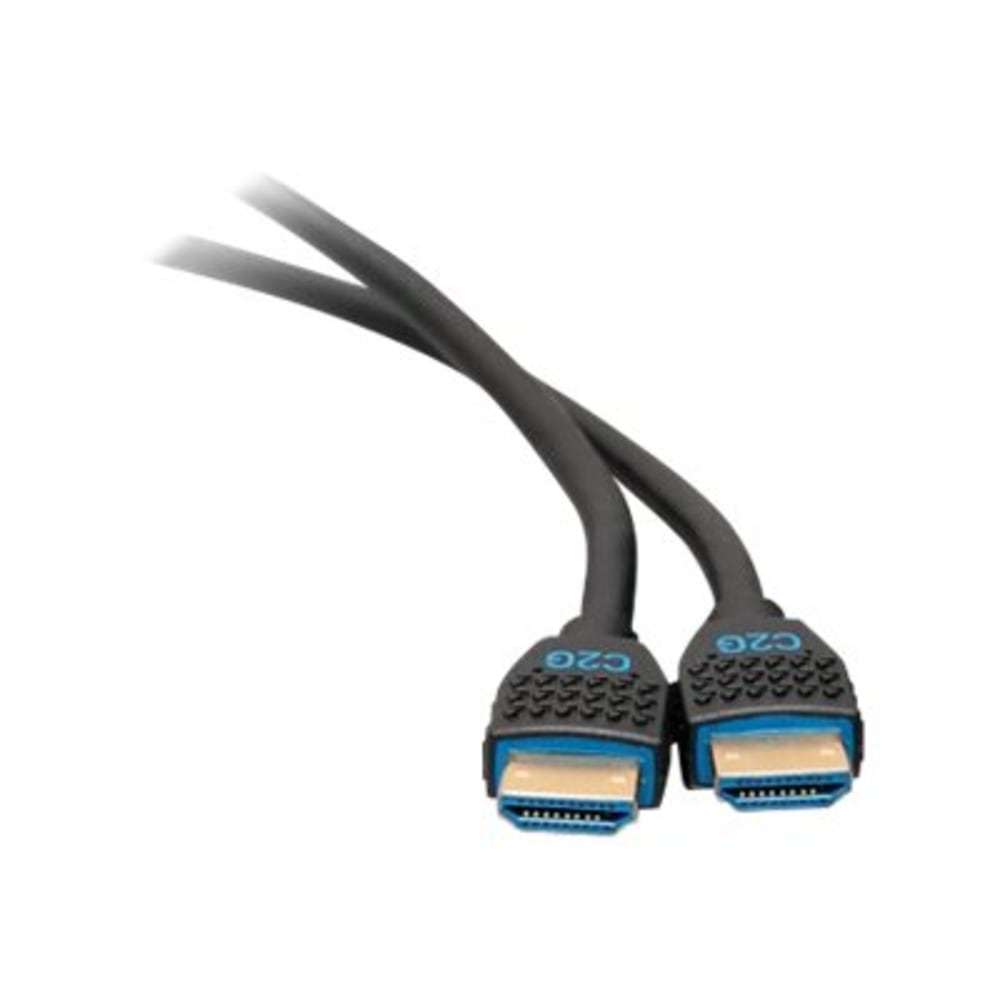 C2G Performance Series 6ft 4K HDMI Cable - High Speed HDMI - In-Wall CMG Rated - 4K 60Hz - HDMI cable with Ethernet - HDMI male to HDMI male - 6 ft - shielded - black - 4K support