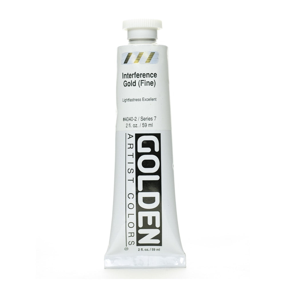 Golden Acrylic Paint, Fine, 2 Oz, Interference Gold