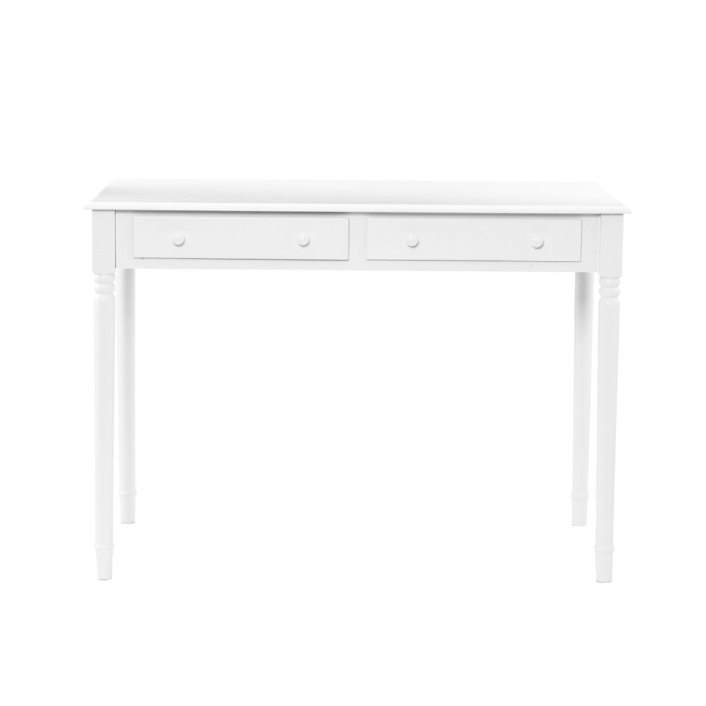 SEI Furniture 43inW Writing Desk, White