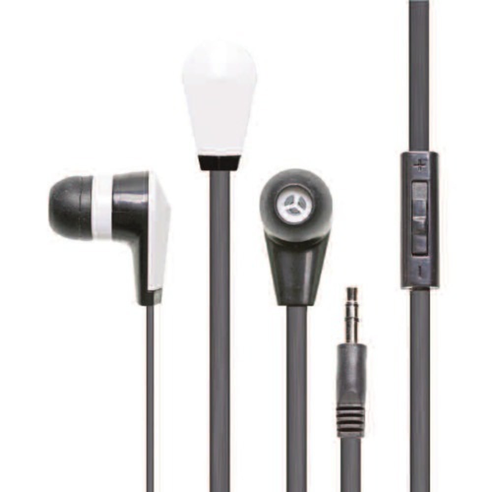 Califone E2 Multimedia Ear Bud With 3.5mm Plug - Stereo - Black - Mini-phone (3.5mm) - Wired - Earbud - Binaural - In-ear - 3.90 ft Cable