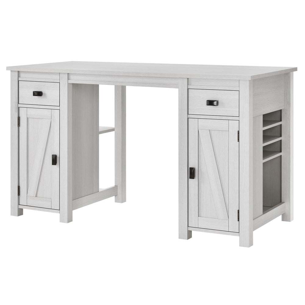 Ameriwood Home Farmington 52inW Writing Desk/Craft Table, Ivory Pine