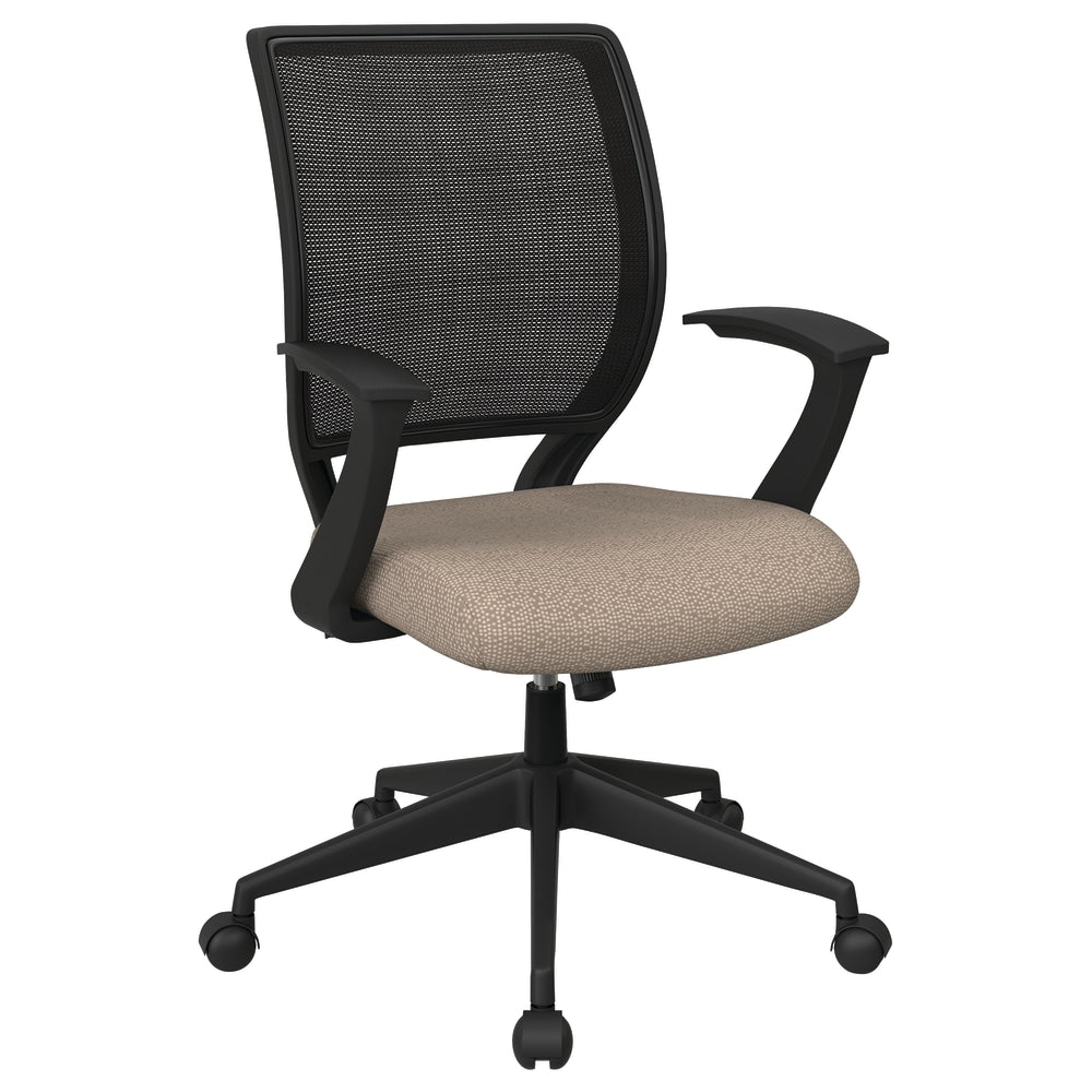 Office Star Work Smart Mesh Task Chair, Cotton/Black