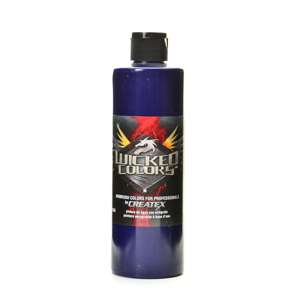 Createx Wicked Colors Airbrush Paint, Detail, 16 Oz, Cobalt Blue