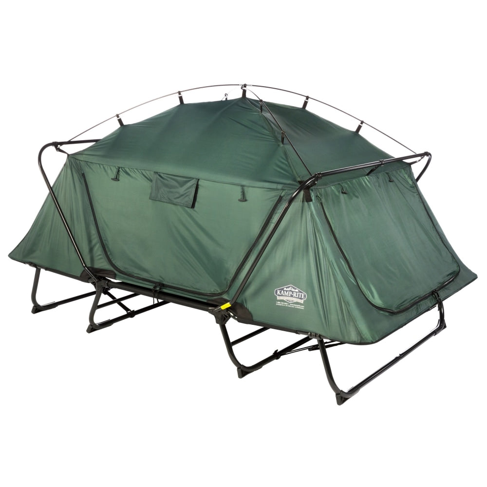 Kamp-Rite Double Tent Cot, 51inH x 84inW x 53inD, Green