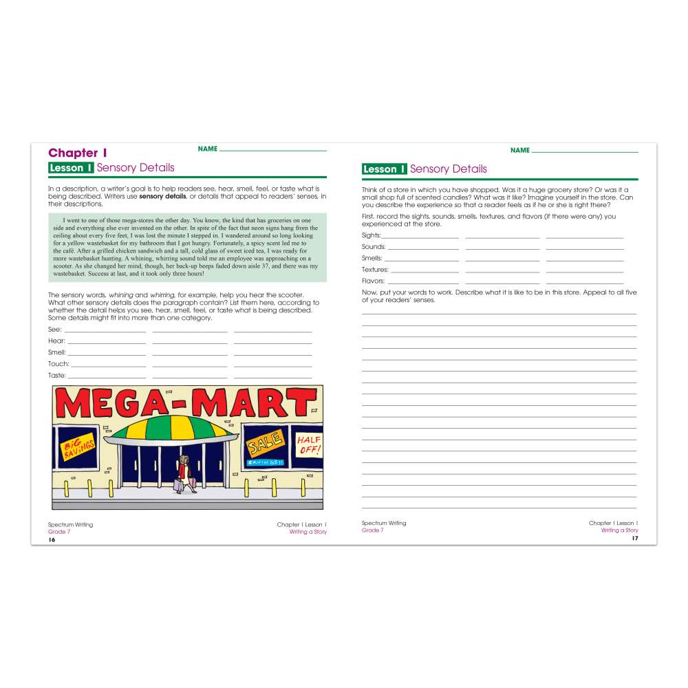 Spectrum Writing, Grade 7