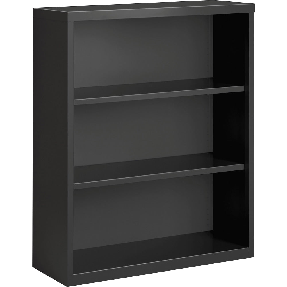 Lorell Fortress Steel 42in Bookcase, Charcoal