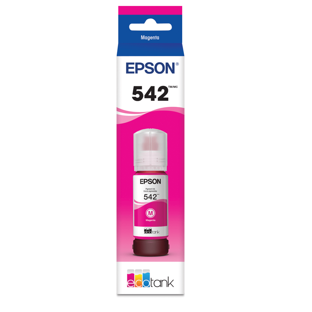 Epson 542 EcoTank Magenta Ink Refill Bottle, T542320-S