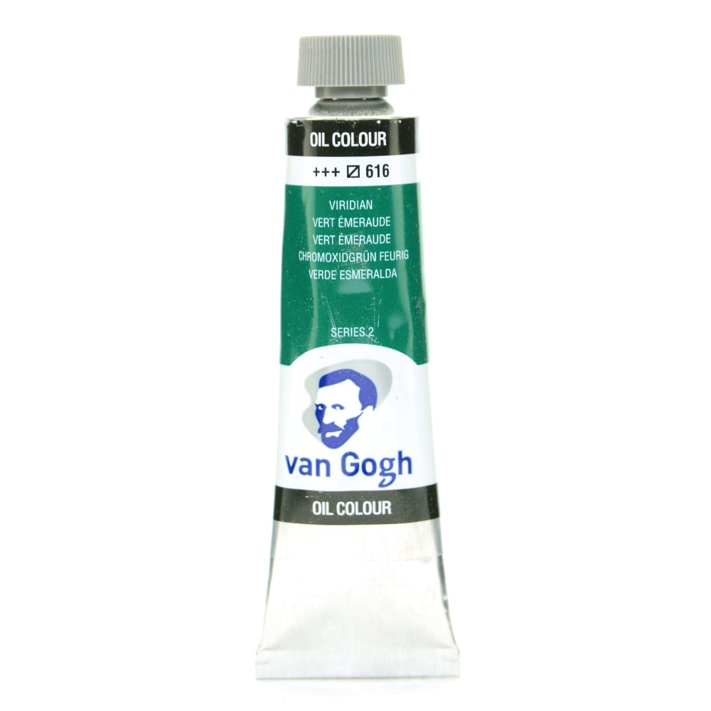 Van Gogh Oil Colors, 1.35 oz, Viridian, Pack Of 2