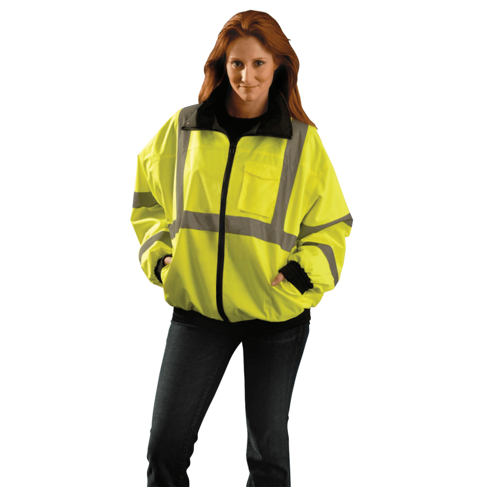 OccuNomix Economy Bomber Jacket, 2X, Yellow