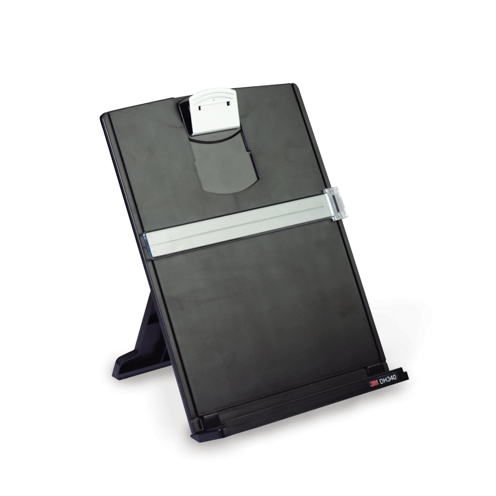 3M Desktop Document Holders, 18in, Black/Silver